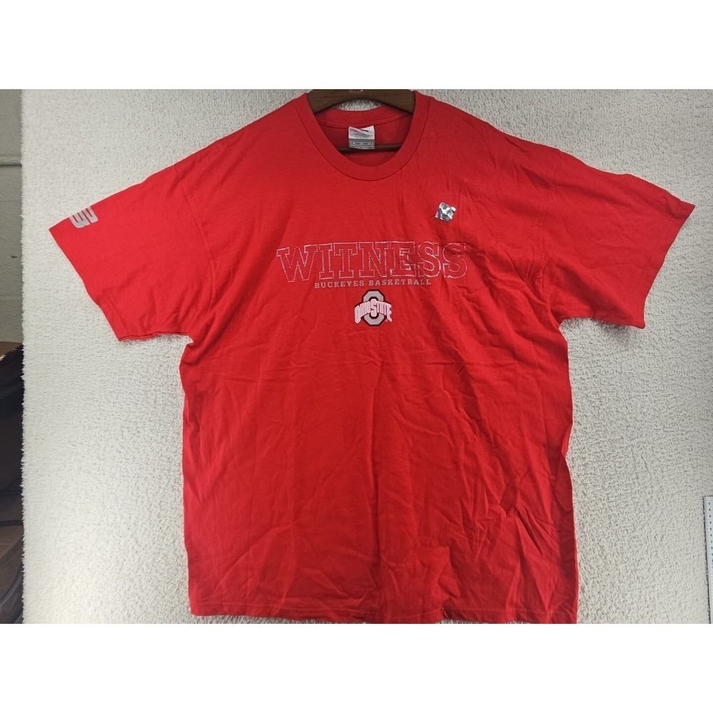 Ohio State Buckeyes Witness Basketball T- Shirt Xl New